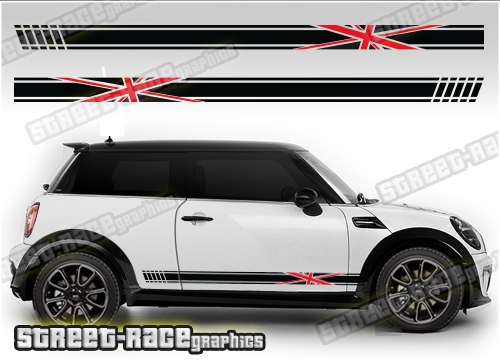 Mini racing stripe 34A (Union Jack)