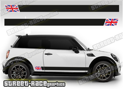 Mini racing stripe 36 (Union Jack)