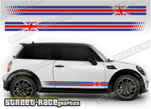 Mini racing stripe 37 (Union Jack)