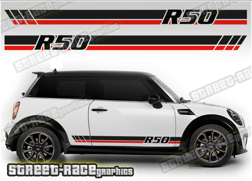 Mini racing stripe 42A - R50