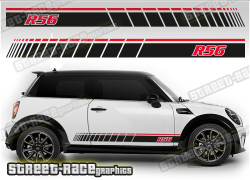 Mini racing stripe 44C - R56