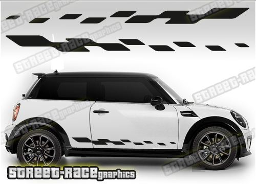 Mini racing stripe 45