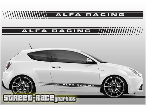 Alfa Romeo MiTo racing stripes 012