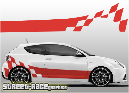 Alfa Romeo Mito XL racing stripes 016