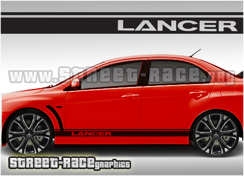 Mitsubishi racing stripes 007 - Lancer