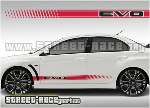 Mitsubishi racing stripes 010