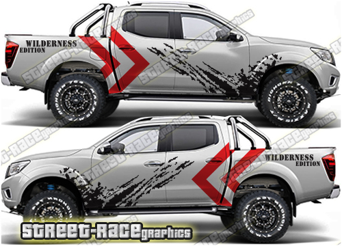 Nissan Navara 003 rally decals
