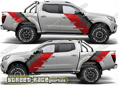 Nissan Navara 004 rally decals