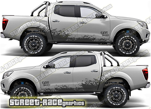 Nissan Navara 005 rally decals