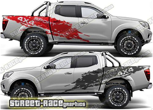 Nissan Navara 006 rally decals
