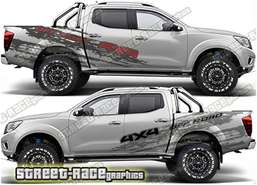 Nissan Navara 008 rally decals