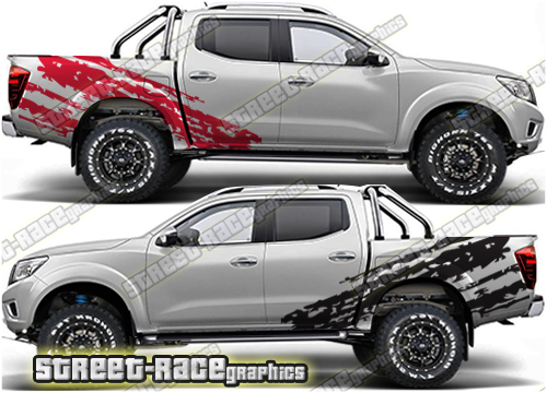 Nissan Navara 011 rally decals