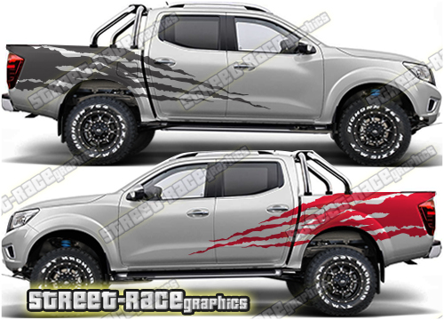 Nissan Navara 012 rally decals