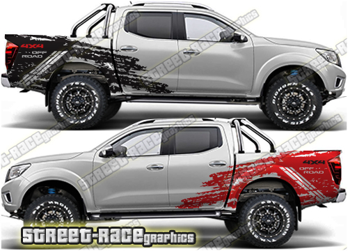 Nissan Navara 014 rally decals