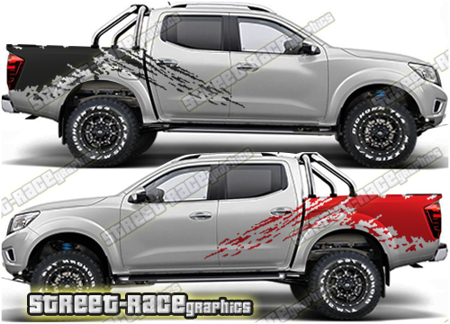 Nissan Navara 015 rally decals