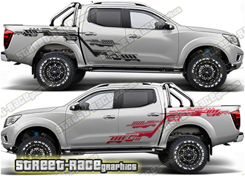 Nissan Navara 016 rally decals