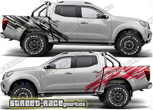 Nissan Navara 017 rally decals