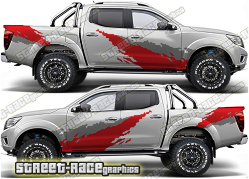 Nissan Navara 018 rally decals