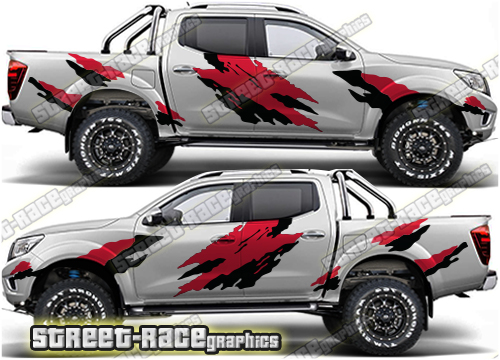 Nissan Navara 019A rally decals