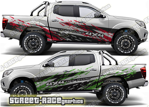 Nissan Navara 022 rally decals
