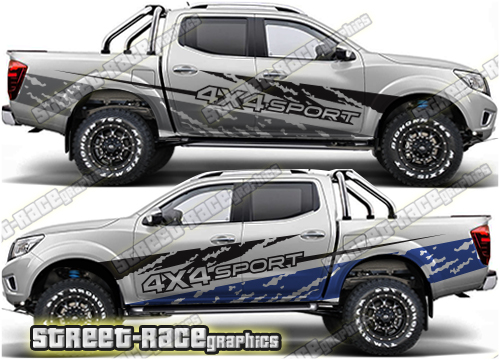 Nissan Navara 023 rally decals
