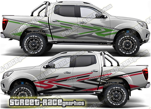 Nissan Navara 024 rally decals