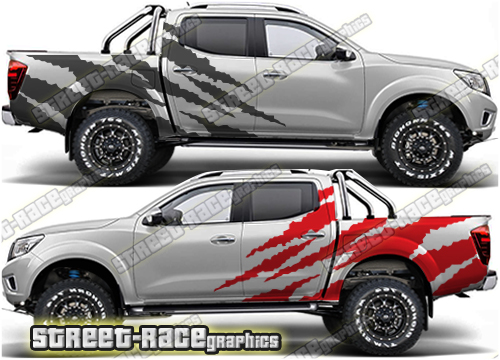 Nissan Navara 025 rally decals