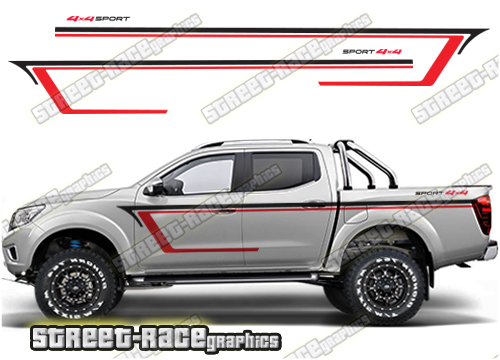033 Navara / Frontier stickers