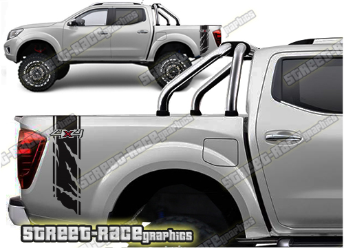 Nissan Navara / Frontier bed decals 005
