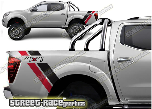 Nissan Navara / Frontier bed decals 006