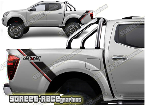 Nissan Navara / Frontier bed decals 007