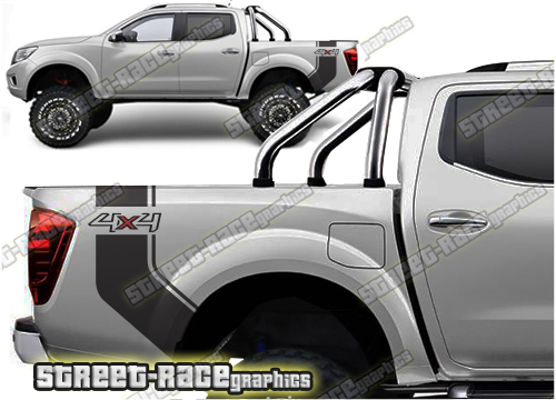 Nissan Navara / Frontier bed decals 008