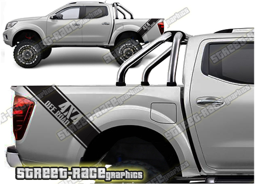 Nissan Navara / Frontier bed decals 009