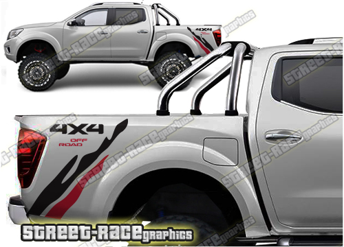 Nissan Navara / Frontier bed decals 011
