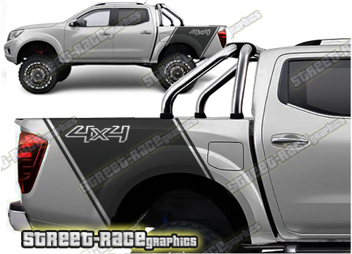 Nissan Navara / Frontier bed decals 012