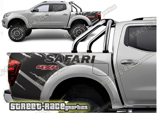 Nissan Navara / Frontier bed decals 013