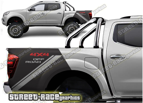 Nissan Navara / Frontier bed decals 015