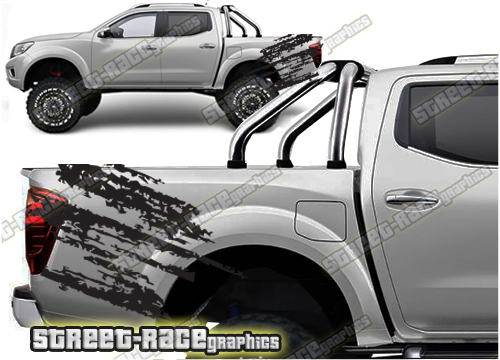 Nissan Navara / Frontier bed decals 016