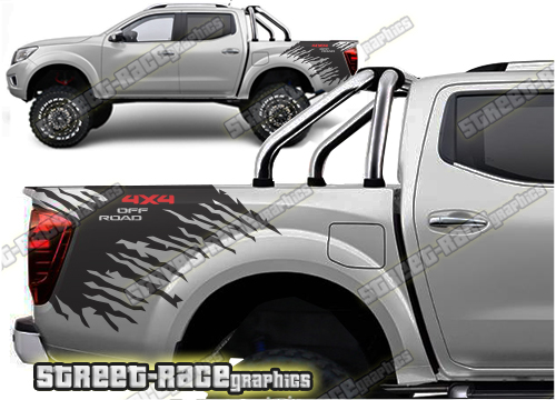 Nissan Navara / Frontier bed decals 018
