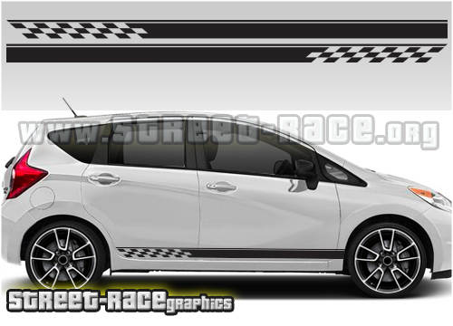 007 - Note side racing stripes