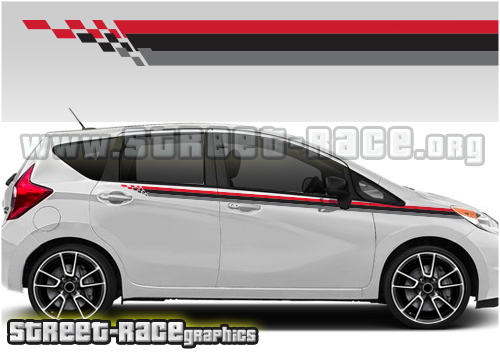 011 - Note side stripes Nismo