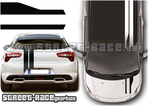 Citroen DS3 OTT racing stripe sticker kit OTT1411