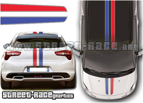 Citroen stripes OTT1413  - Tricolour