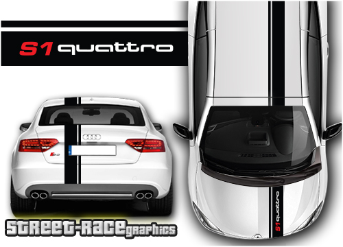 Audi racing stripes OTT1905 - S1 quattro