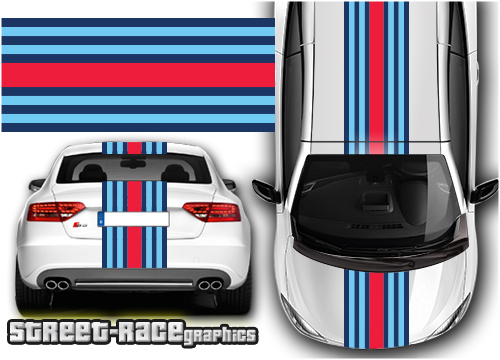 Skoda Martini racing stripes OTT1916