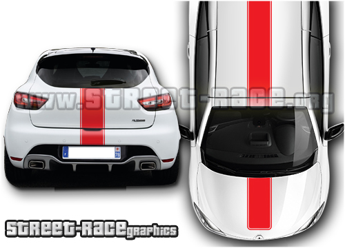 OTTU004 racing stripe stickers