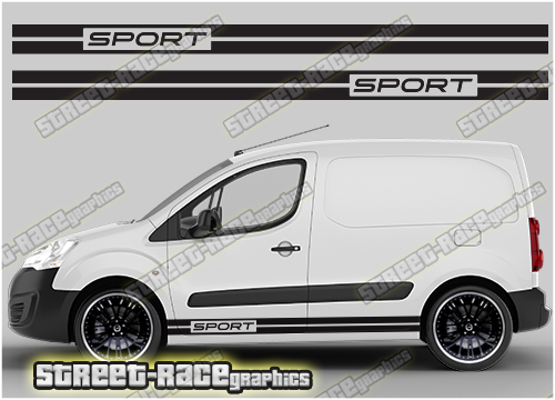 Citroen Berlingo racing stripes 002