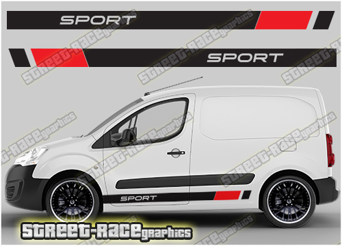 Citroen Berlingo racing stripes 008