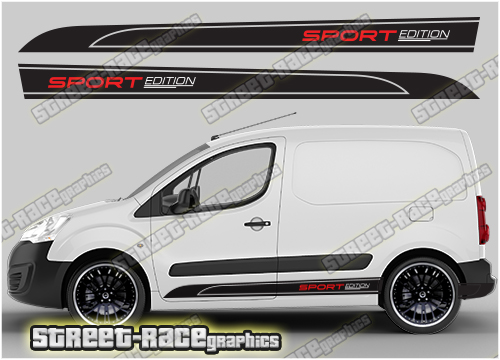 Citroen Berlingo racing stripes 012