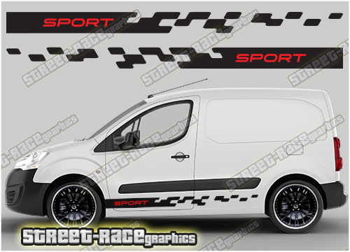 Toyota ProAce City racing stripes 014